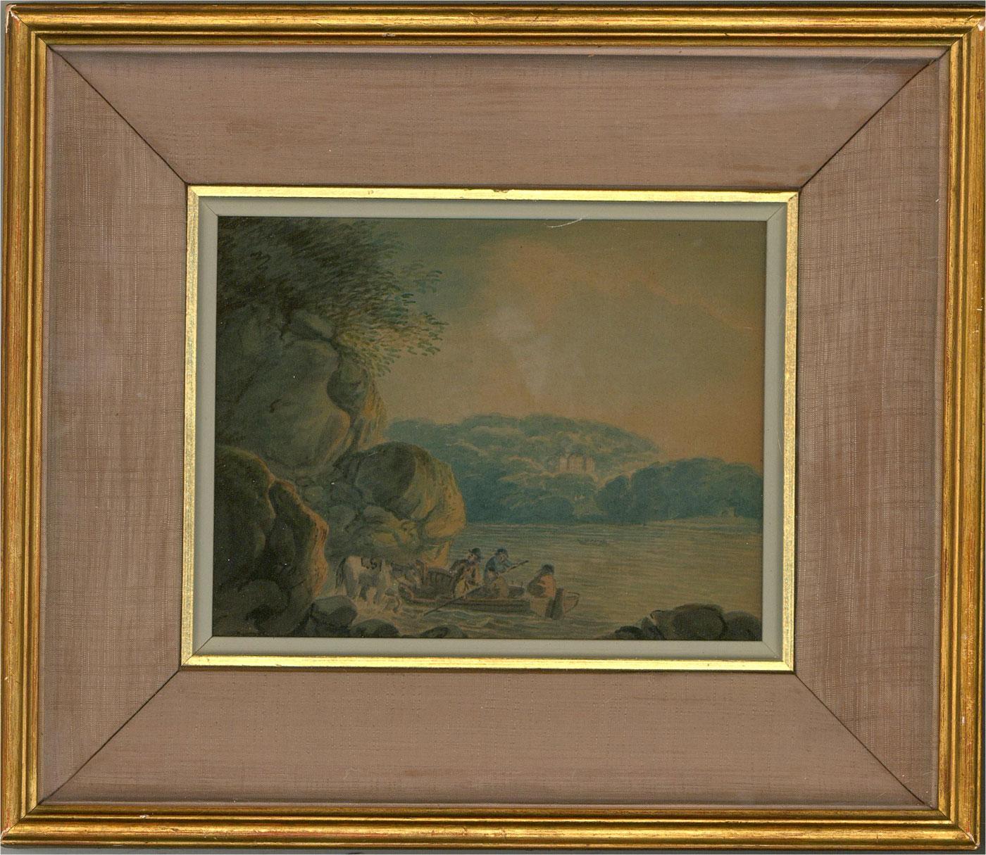 Attrib. Sir George Beaumont (1753-1827) - 18th Century Watercolour, Estuary 2