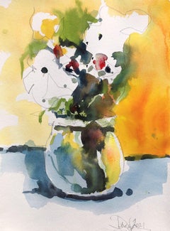 Still Life Sketch, Painting, Watercolor on Watercolor Paper