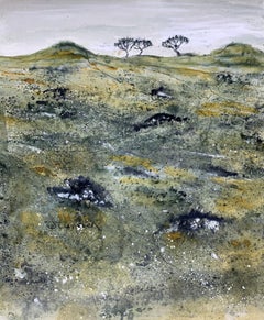 Rugged Landscape, Painting, Watercolor on Watercolor Paper