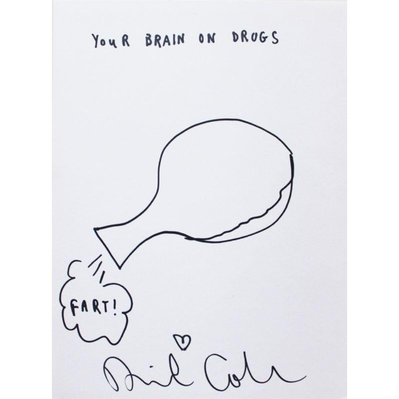 Untitled drawing (Your Brain on Drugs) - Art by Dan Colen