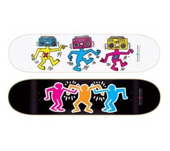 Untitled (Boombox & Buddies) skateboard set of 2