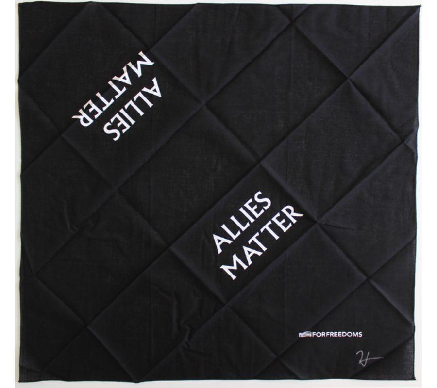 Allies Matter (SIGNED Bandana) - Art by Hank Willis Thomas