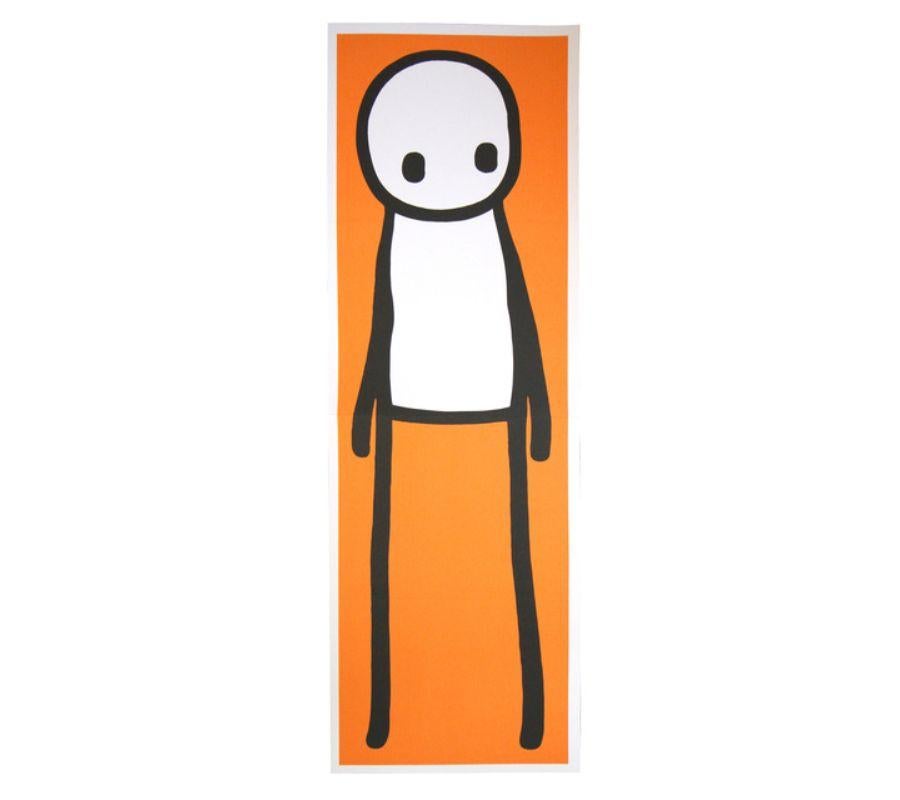 Standing Figure Orange - Art by Stik
