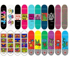 Collection of 20 skateboard decks