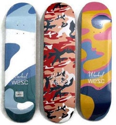 Camouflage skateboards set of 3