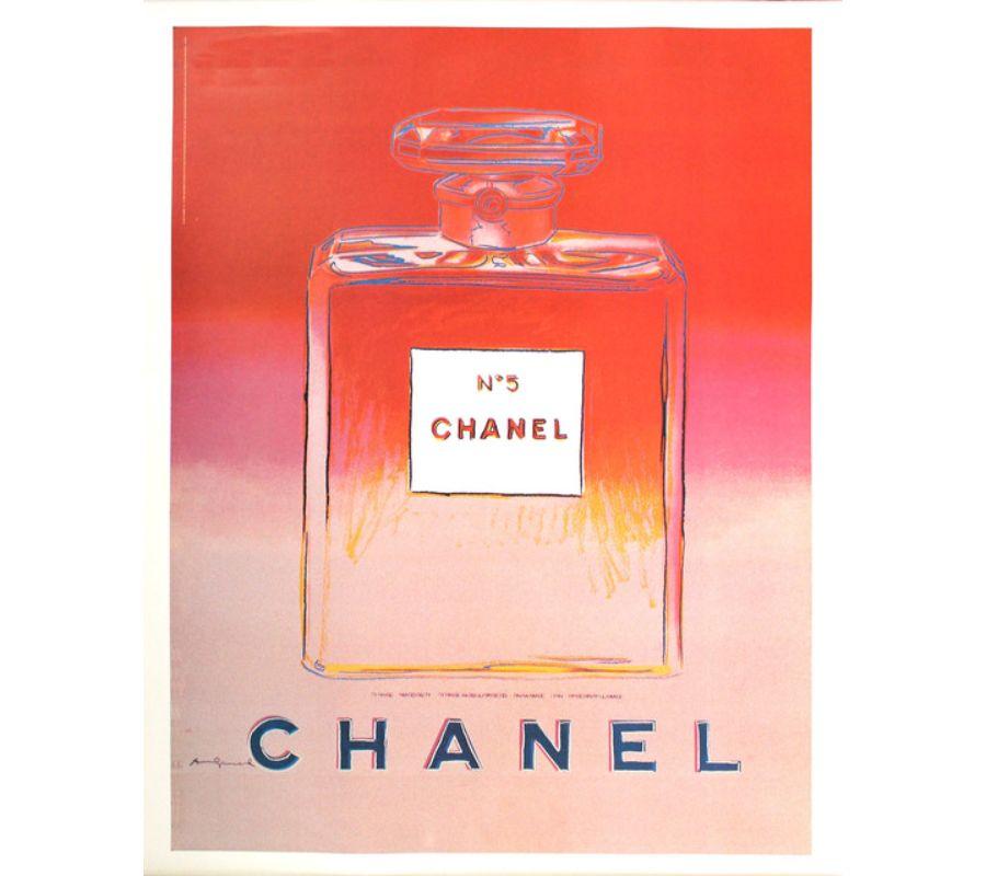 Chanel No. 5 (Red/Pink) poster - Art by Andy Warhol