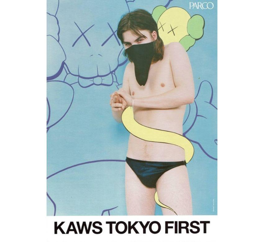 Tokyo First mini poster - Art by KAWS