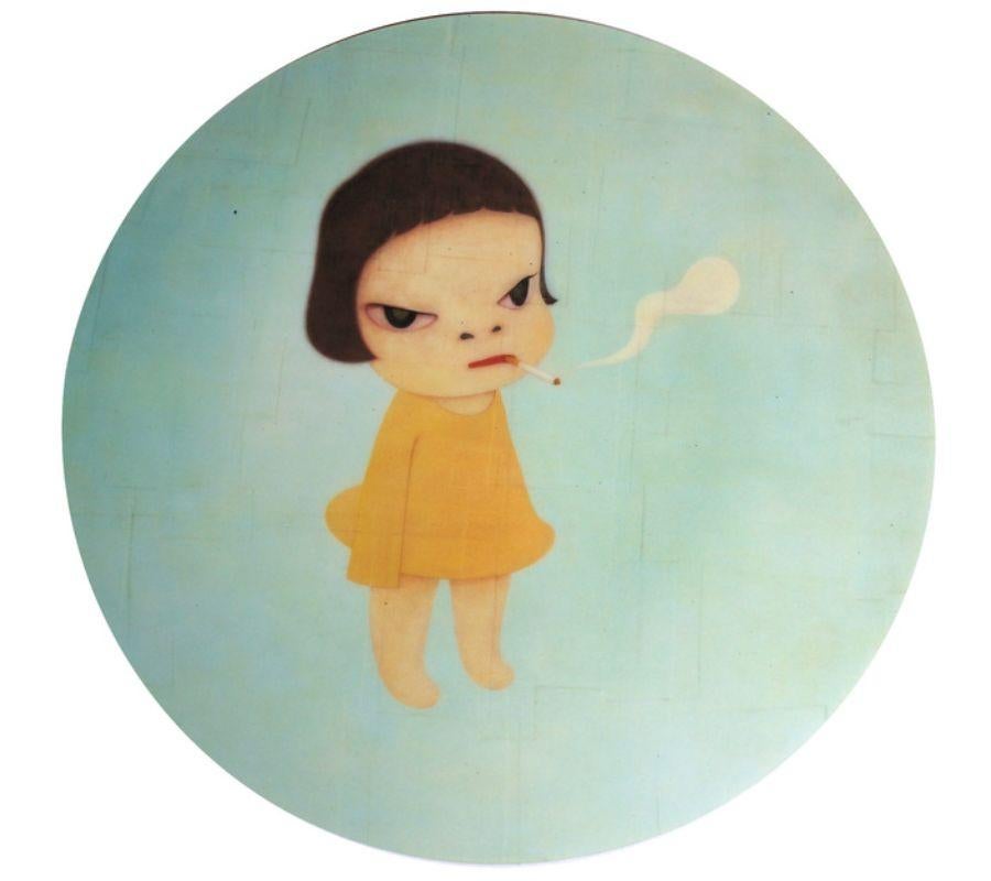 Smoking Girl Mousepad - Art by Yoshitomo Nara