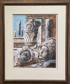 "Three Medusas, " Eugene Berman, Surrealism, Greek Still Life