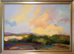 "Paisaje de Nueva Inglaterra", James Grabowski, Vista de las colinas de Connecticut al sol