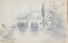 Theodore Robinson Sketchbook, American Impressionism, French Drawings