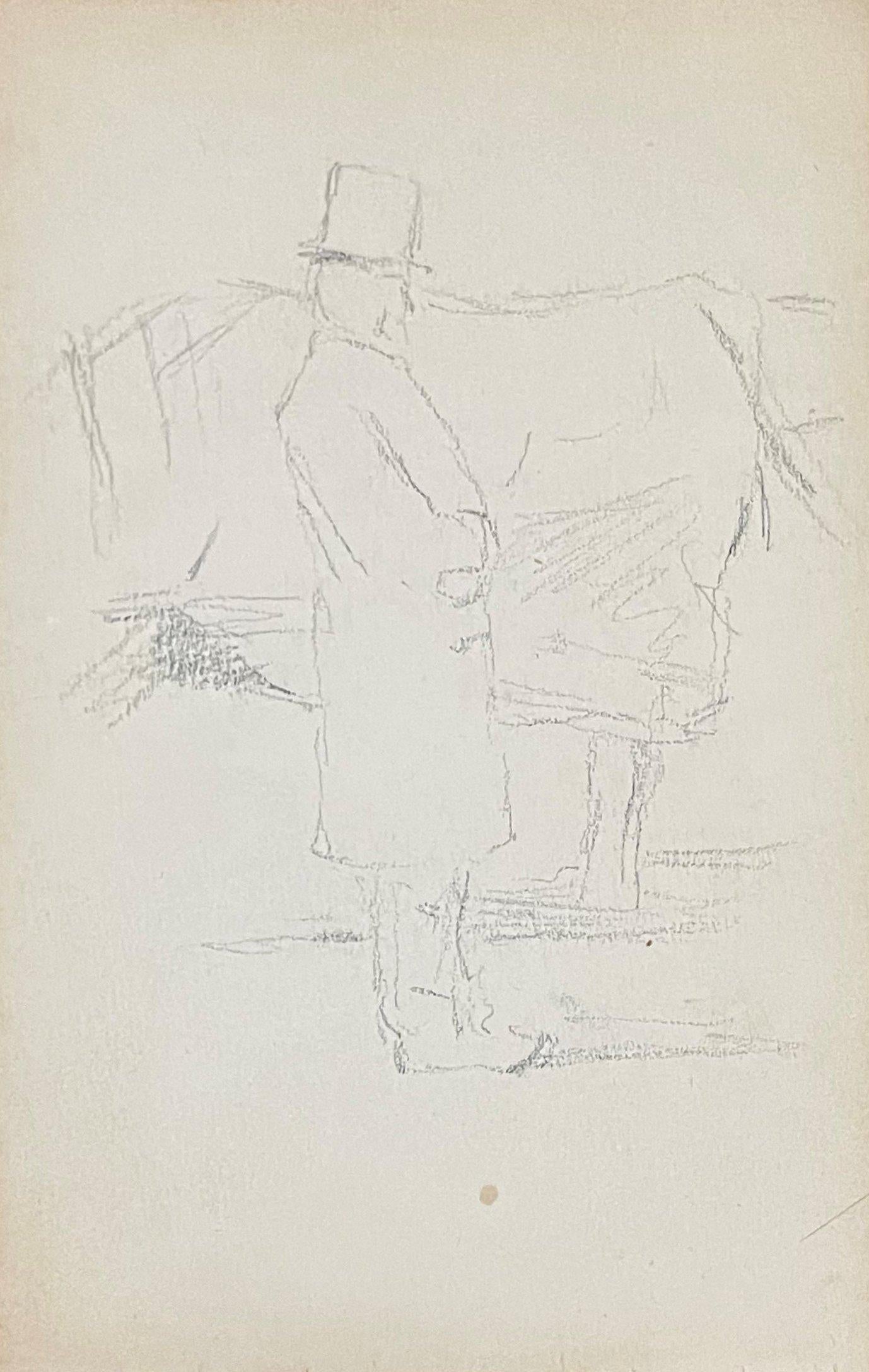 Theodore Robinson Sketchbook, American Impressionism, French Drawings 4