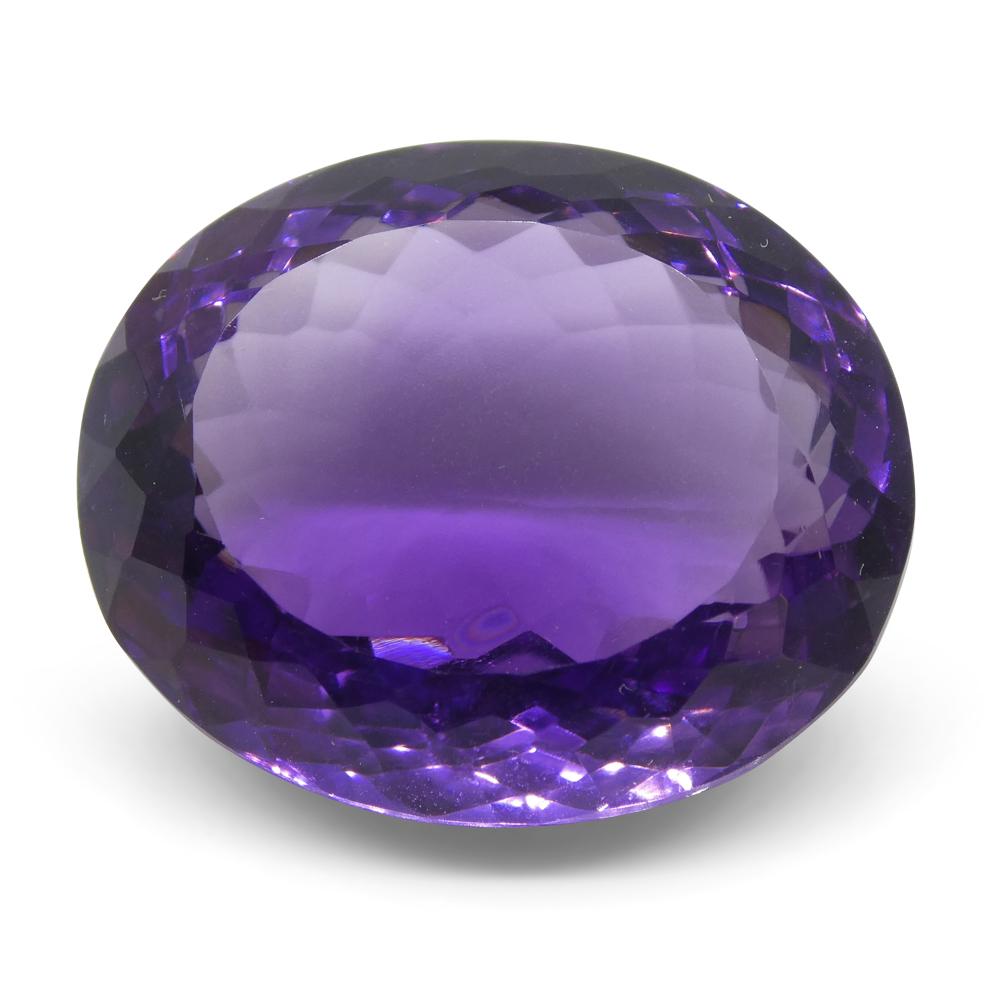22.57 ct Oval Amethyst In New Condition For Sale In Toronto, Ontario