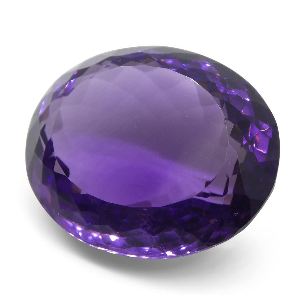 22.57 ct Oval Amethyst For Sale 1
