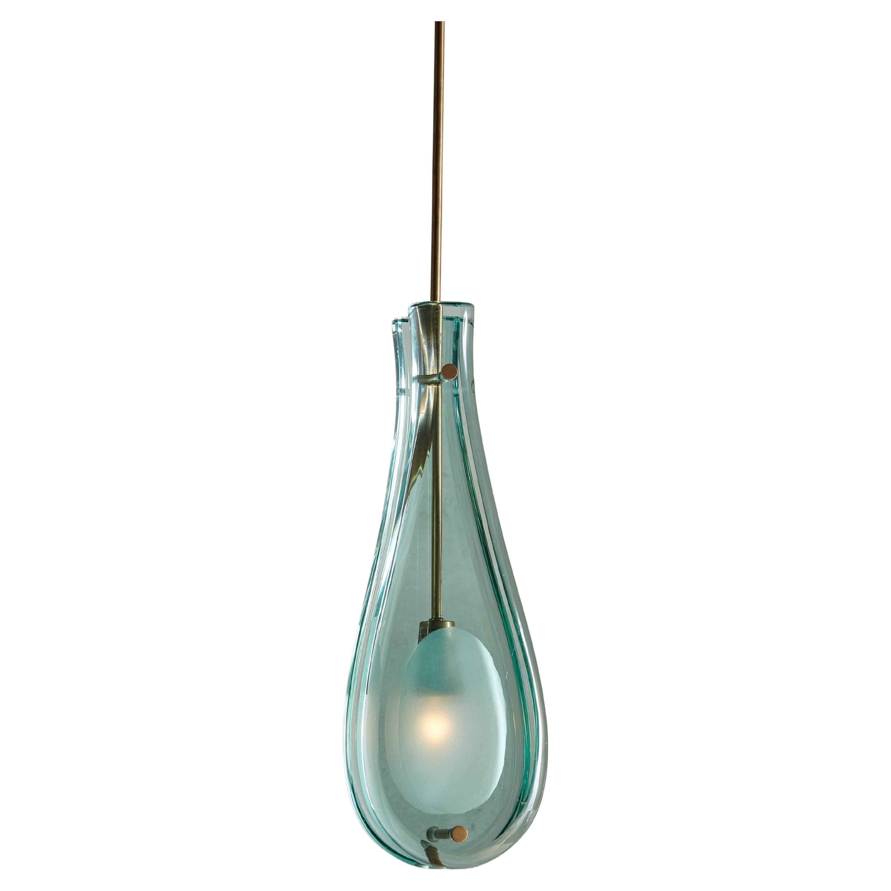 Lights '2259' en verre par Max Ingrand pour Fontana Arte, Italie, années 1960