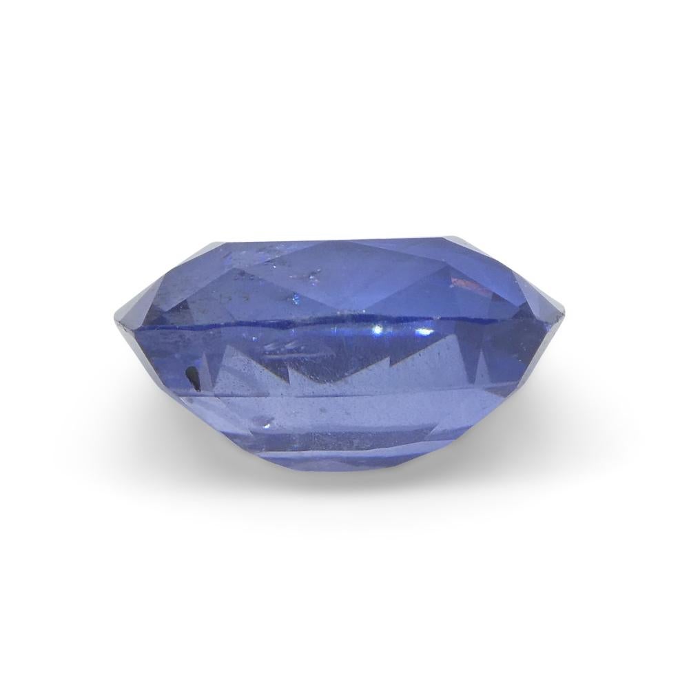 2.25ct Cushion Blue Sapphire GIA Certified Madagascar Unheated For Sale 4