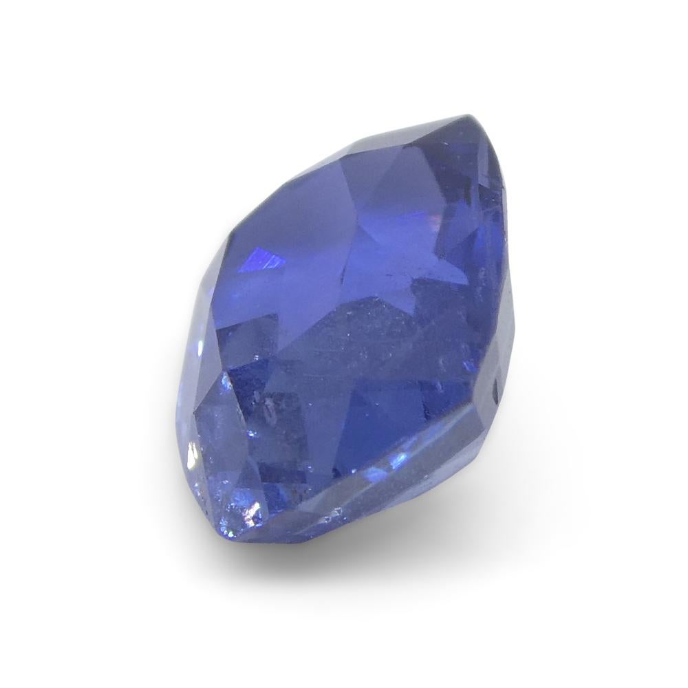 2.25ct Cushion Blue Sapphire GIA Certified Madagascar Unheated For Sale 5