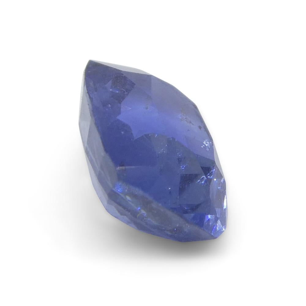 2.25ct Cushion Blue Sapphire GIA Certified Madagascar Unheated For Sale 3