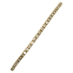 2.25ct Diamond Tennis Bracelet Set in 14ct Yellow Gold