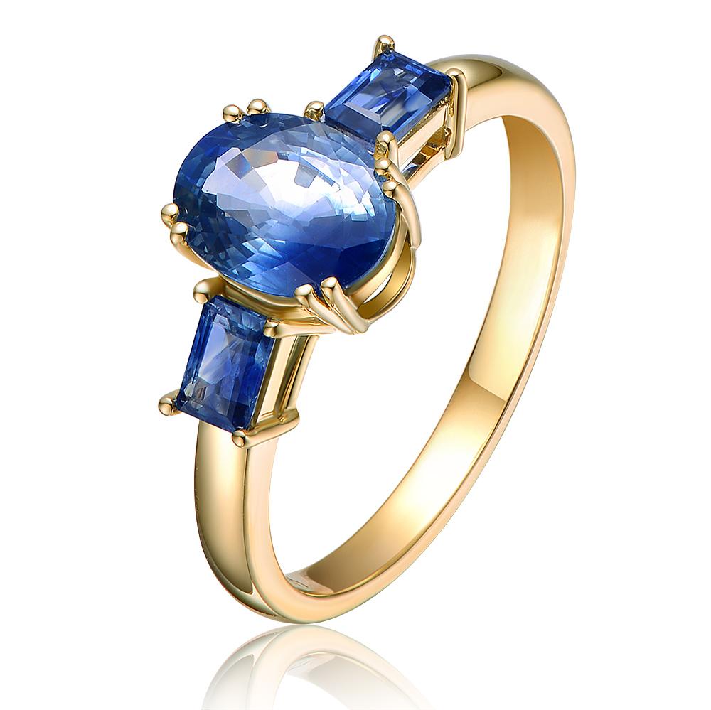 ♥ 2.25ctw Bi-Color Sapphire Three-Stone Engagement Ring 14K Gold

♥  Ring size: US 7 (Free resizing up or down 2 sizes)
♥  Material: 14K Gold
♥  Gemstone: Earth-mined center sapphire (1.67ct) and side sapphires (0.58ctw)