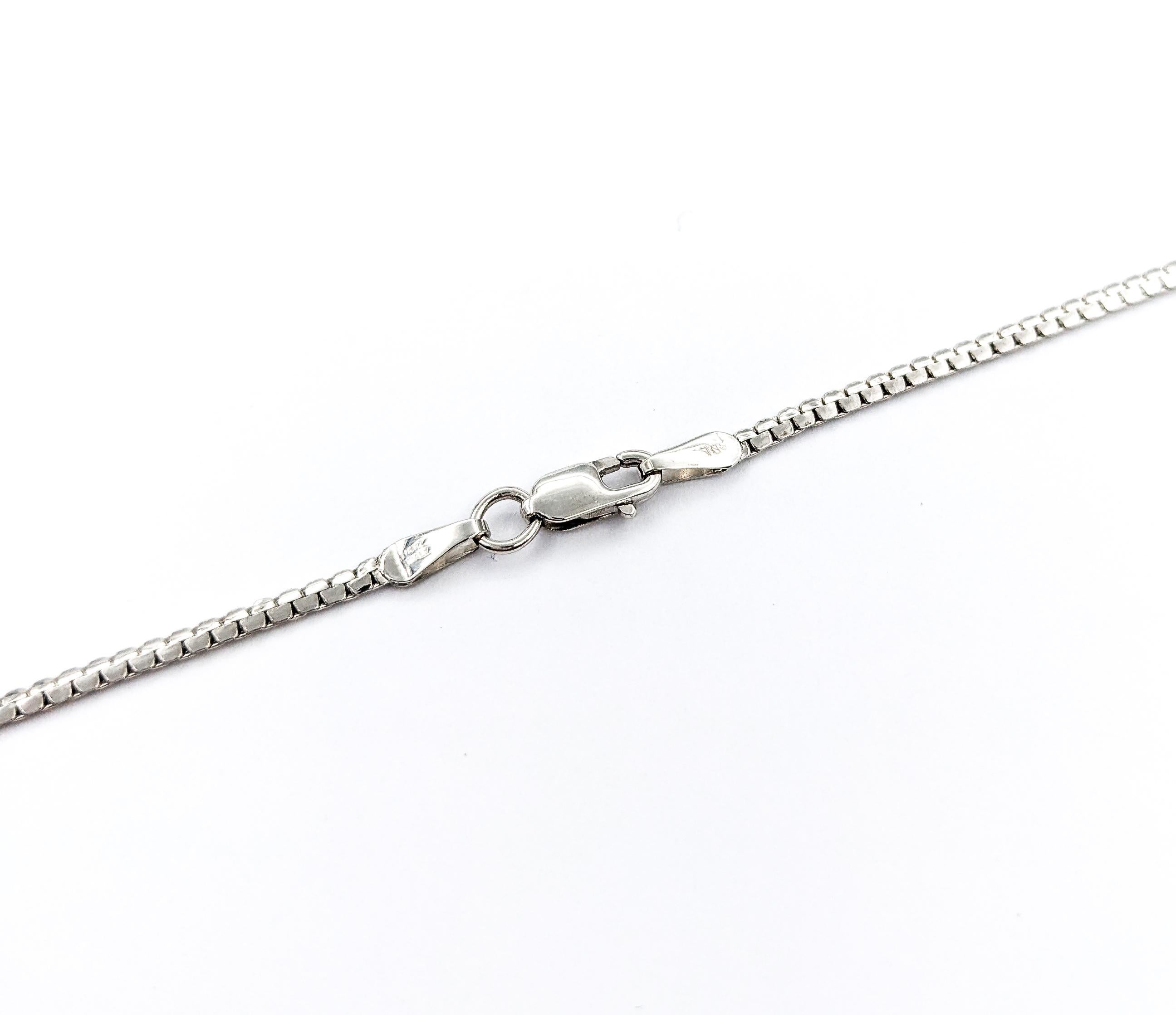 Collana a barre curve con tanzanite da 2,25 carati in oro bianco in vendita 4