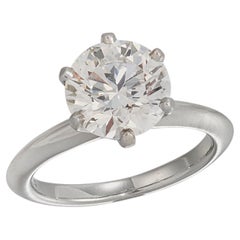 2.26 Carat Round Brilliant Statement Brilliant White / D color VVS  Diamond ring