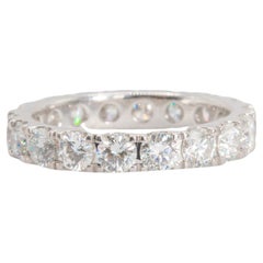 2.26 Carat Total Diamond Eternity Band In 18k White Gold