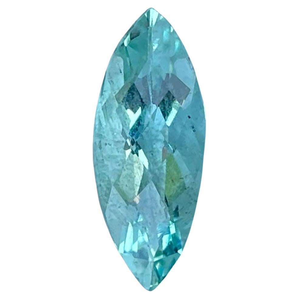 2,26 quilates Piedra aguamarina azul talla marquesa Piedra preciosa africana natural