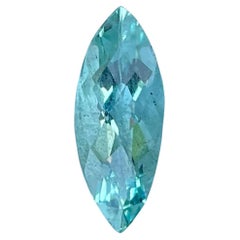 2.26 carats Blue Aquamarine Stone Marquise Cut Natural African Gemstone