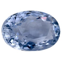 2.26 Karat Blauer Saphir Oval Loser Edelstein