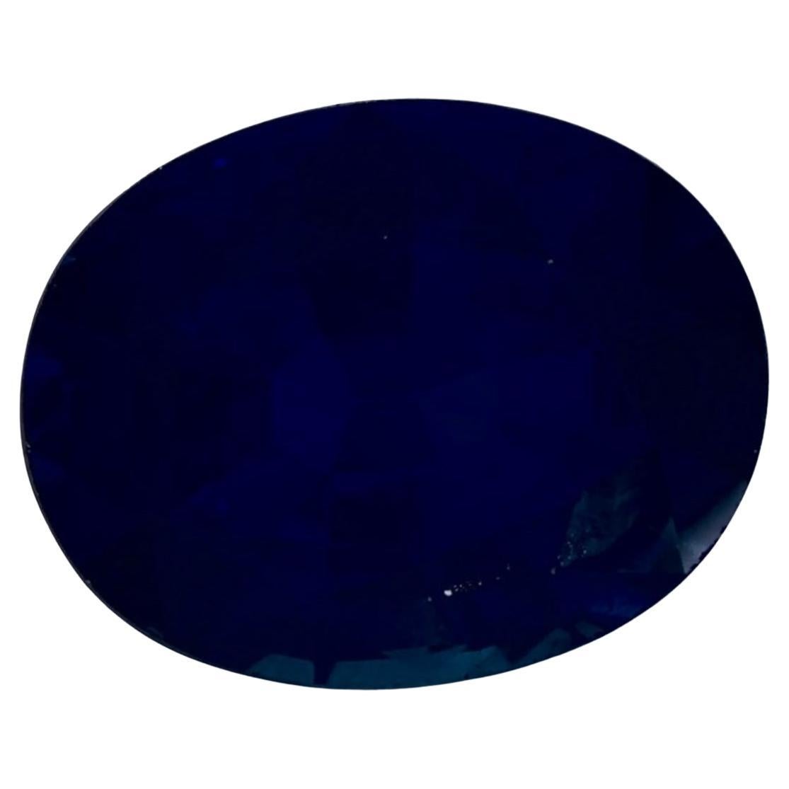 2.26 Ct Blue Sapphire Oval Loose Gemstone