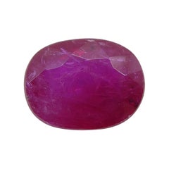2.26 Ct Oval Ruby IGI Certified