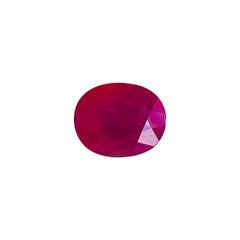 2.26ct Certificat AIGS Rubis Naturel non chauffé couleur sang de pigeon de Birmanie