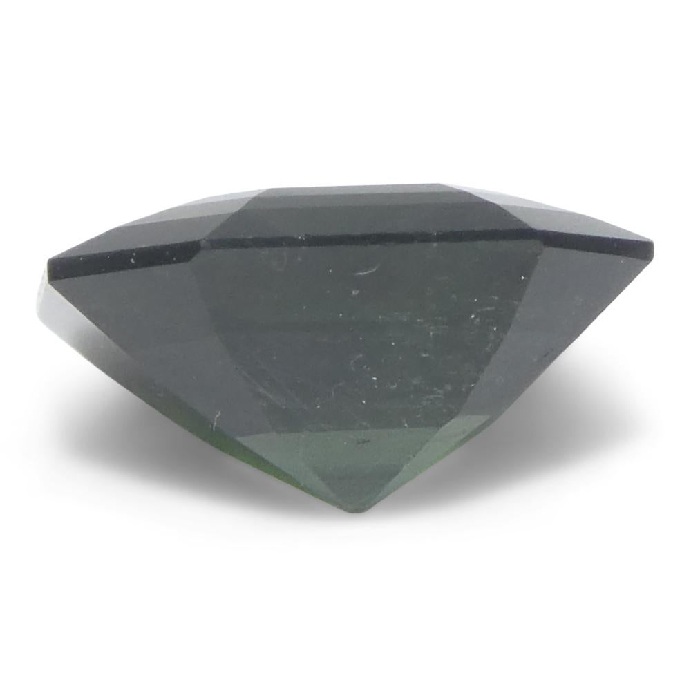 2,26ct Taglio Asscher/Tormalina verde quadrata in vendita 5