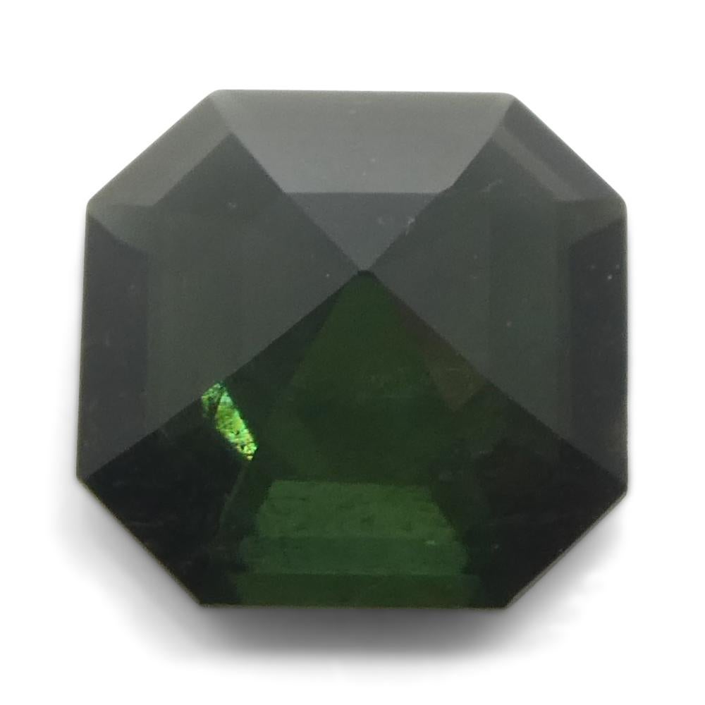 2,26ct Taglio Asscher/Tormalina verde quadrata in vendita 6