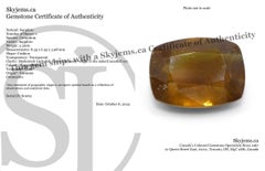 2.26ct Cushion Orange-Brown Sapphire from Tanzania, Unheated