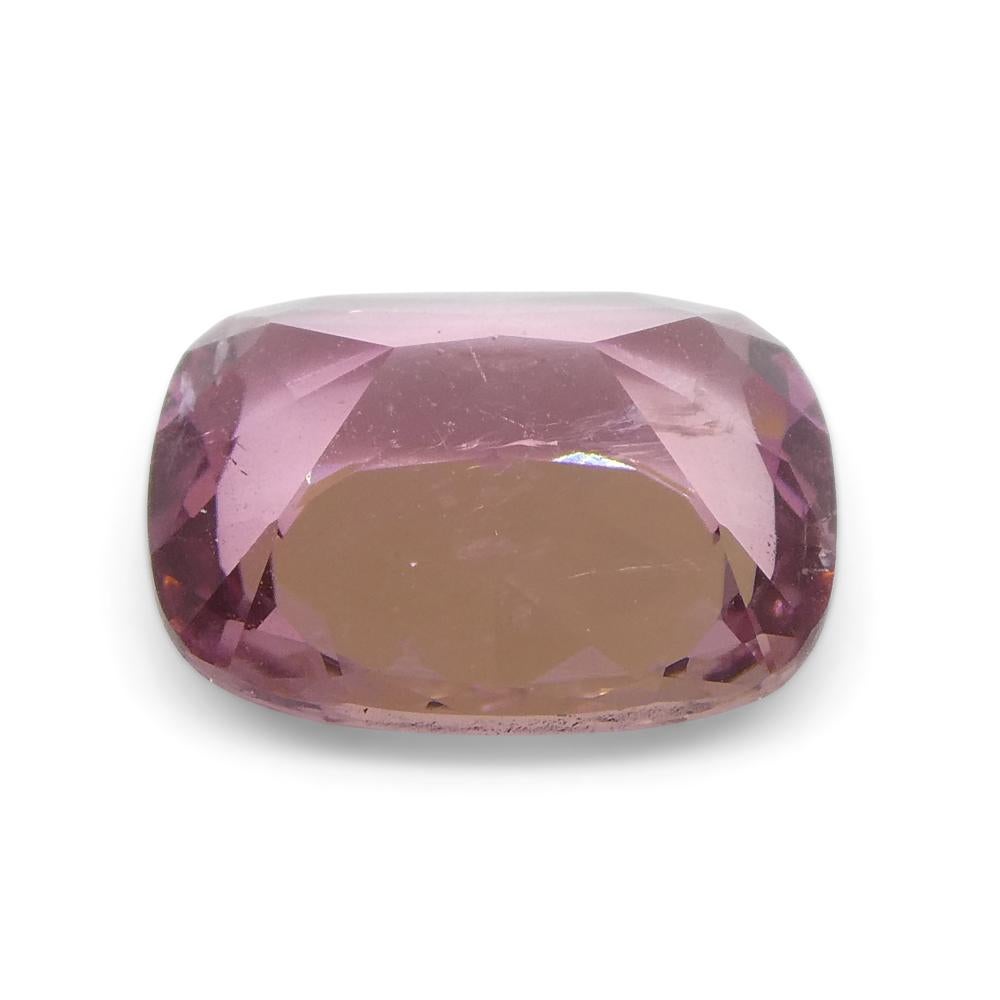 2.26ct Cushion Pink Tourmaline from Brazil For Sale 7