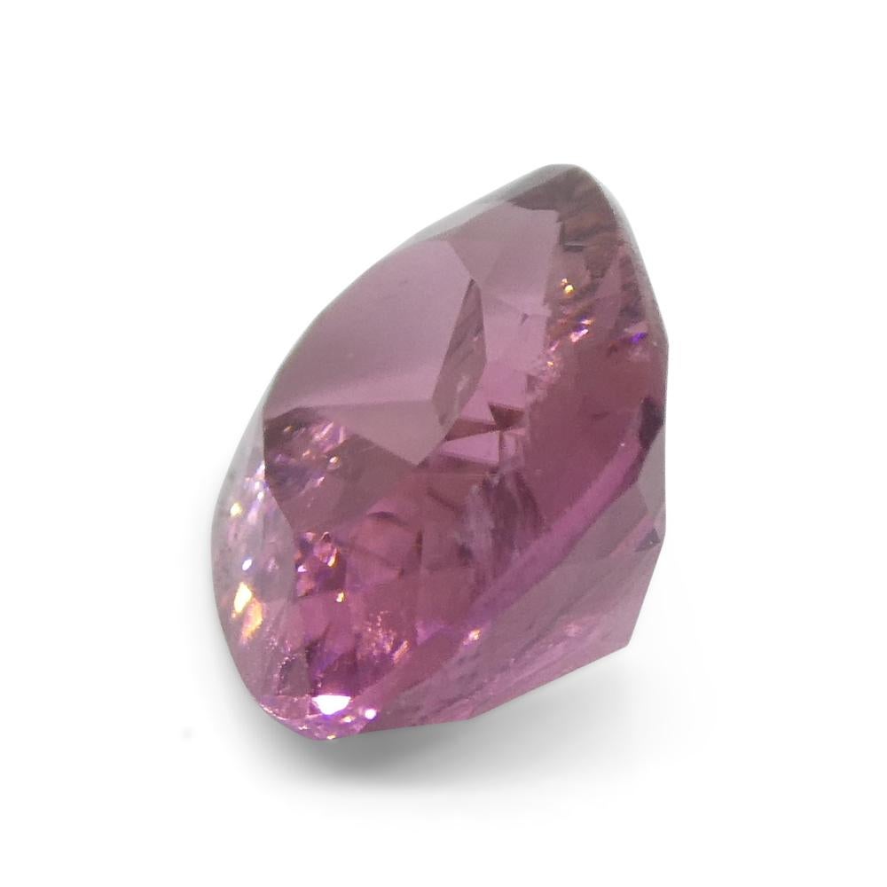 2.26ct Cushion Pink Tourmaline from Brazil For Sale 2