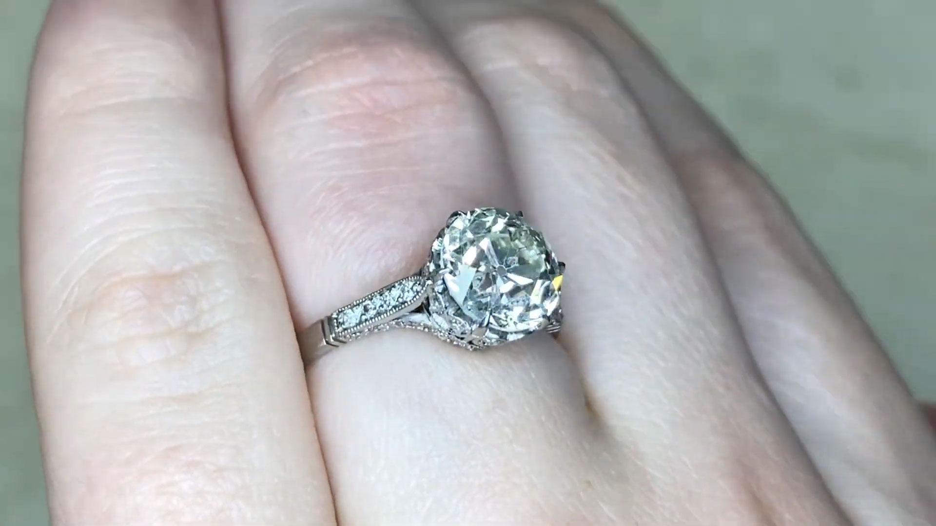 Women's Old European Cut Diamond Engagement Ring (Approx. 2.20-Carats), Platinum