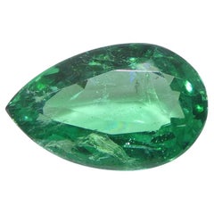 2.26ct Emeraude verte poire de Zambie
