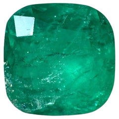 2,27 Carati 8,5x8,5 Smeraldo colombiano naturale - Taglio a cuscino Gemma autentica Maggio