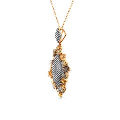 2,27 Karat natürliche Fancy Color Diamanten und Pink Diamond Designer-Anhänger