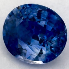 2.27 Ct Blue Sapphire Oval Loose Gemstone