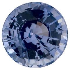 2.27 Karat Blauer runder Saphir, loser Edelstein