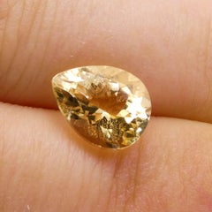 2.27 ct Pear Heliodor, Golden Yellow Beryl