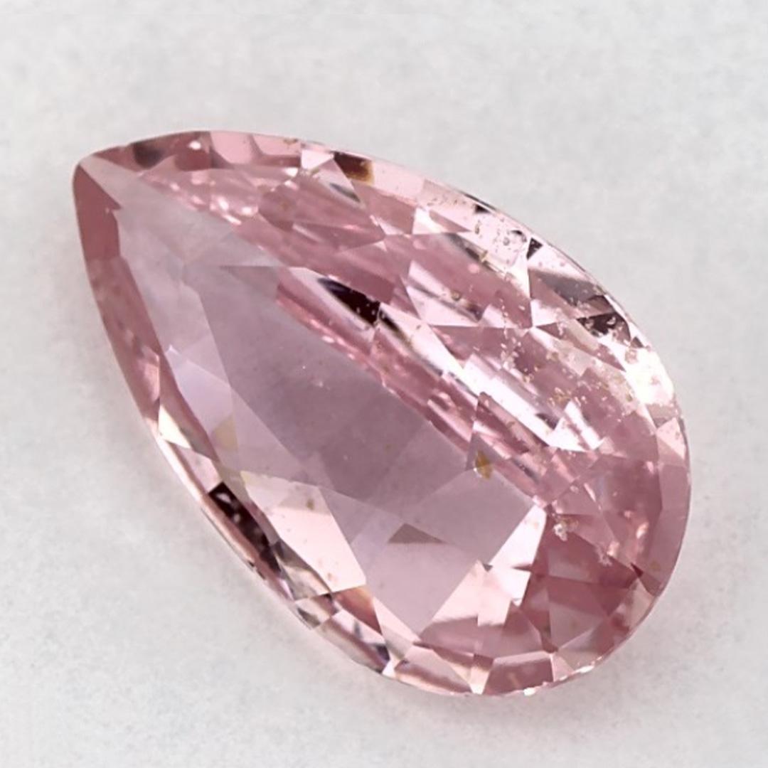Taille poire 2.27 Ct Pink Sapphire Pear Loose Gemstone (pierre précieuse en vrac) en vente