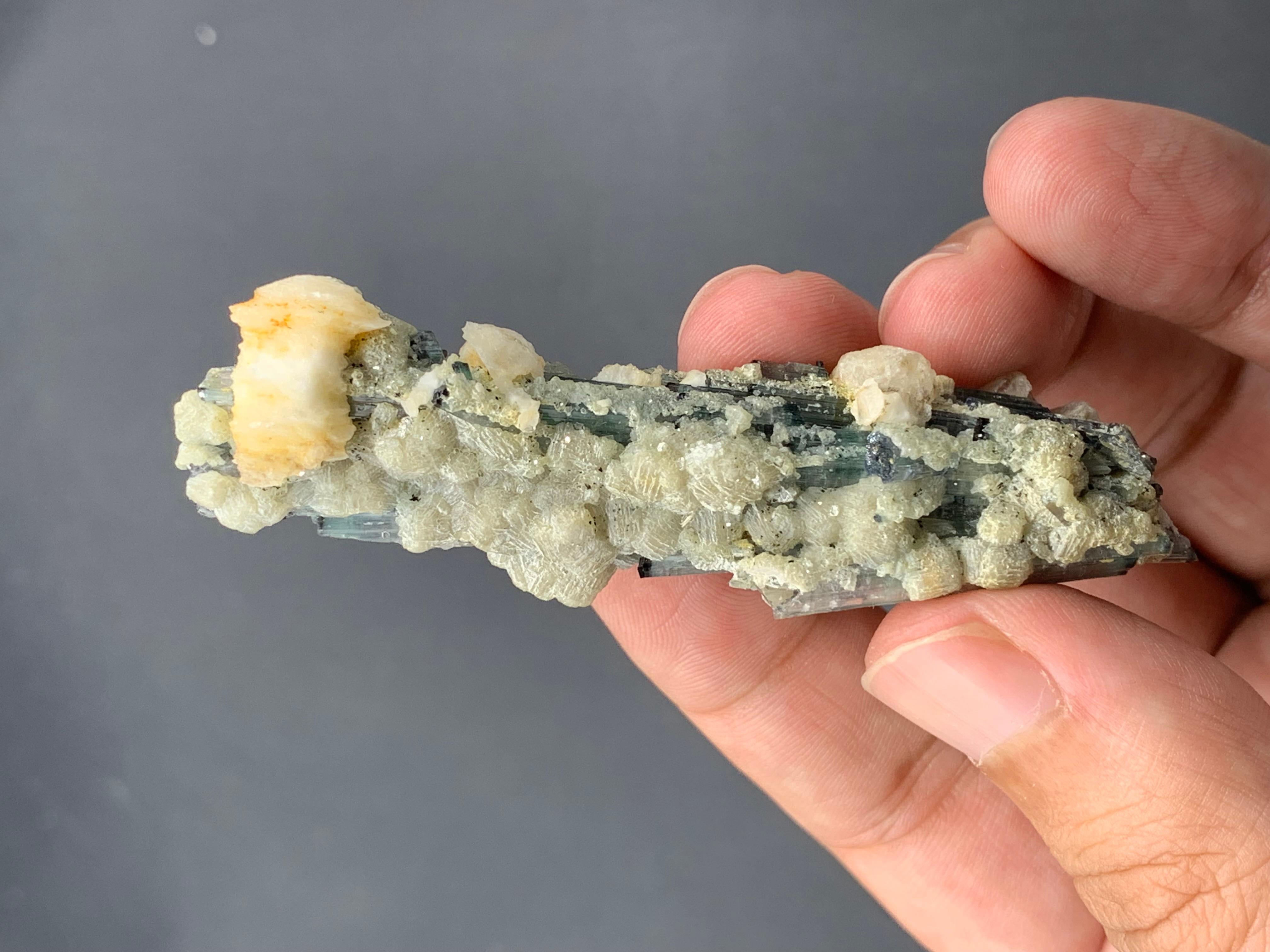 22.77 Grams Natural Tourmaline Specimen From Kunar Mine, Afghanistan For Sale 4