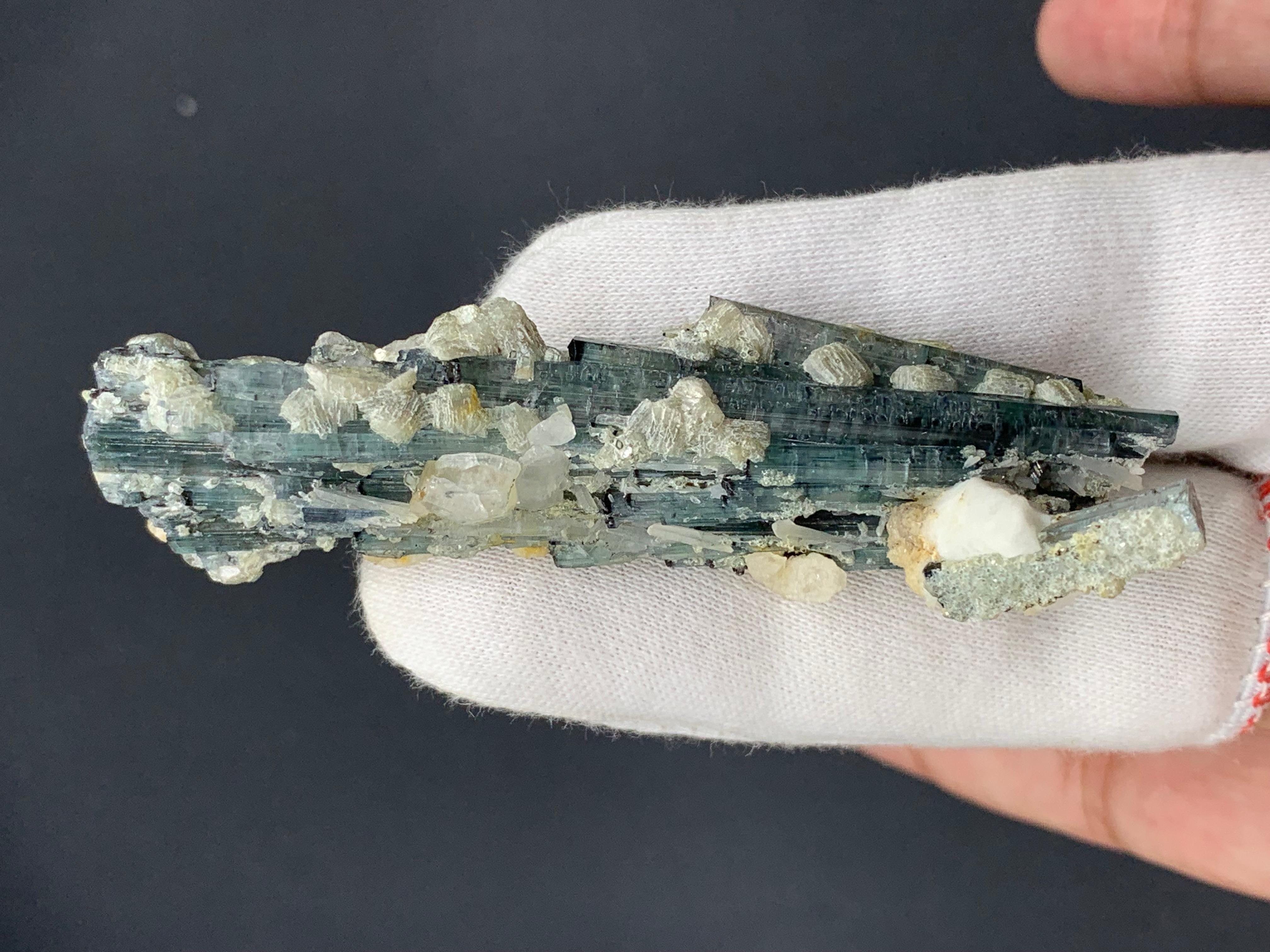 22.77 Grams Natural Tourmaline Specimen From Kunar Mine, Afghanistan For Sale 1