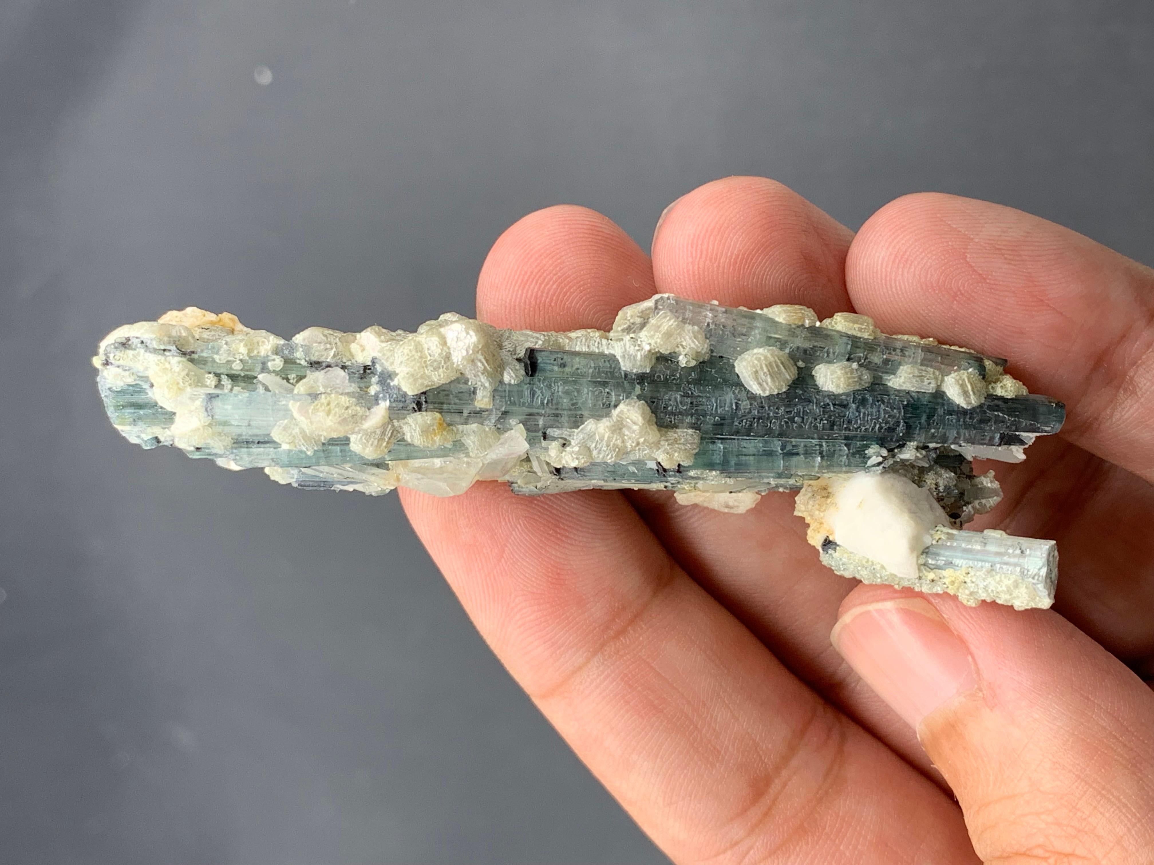 22.77 Grams Natural Tourmaline Specimen From Kunar Mine, Afghanistan For Sale 3