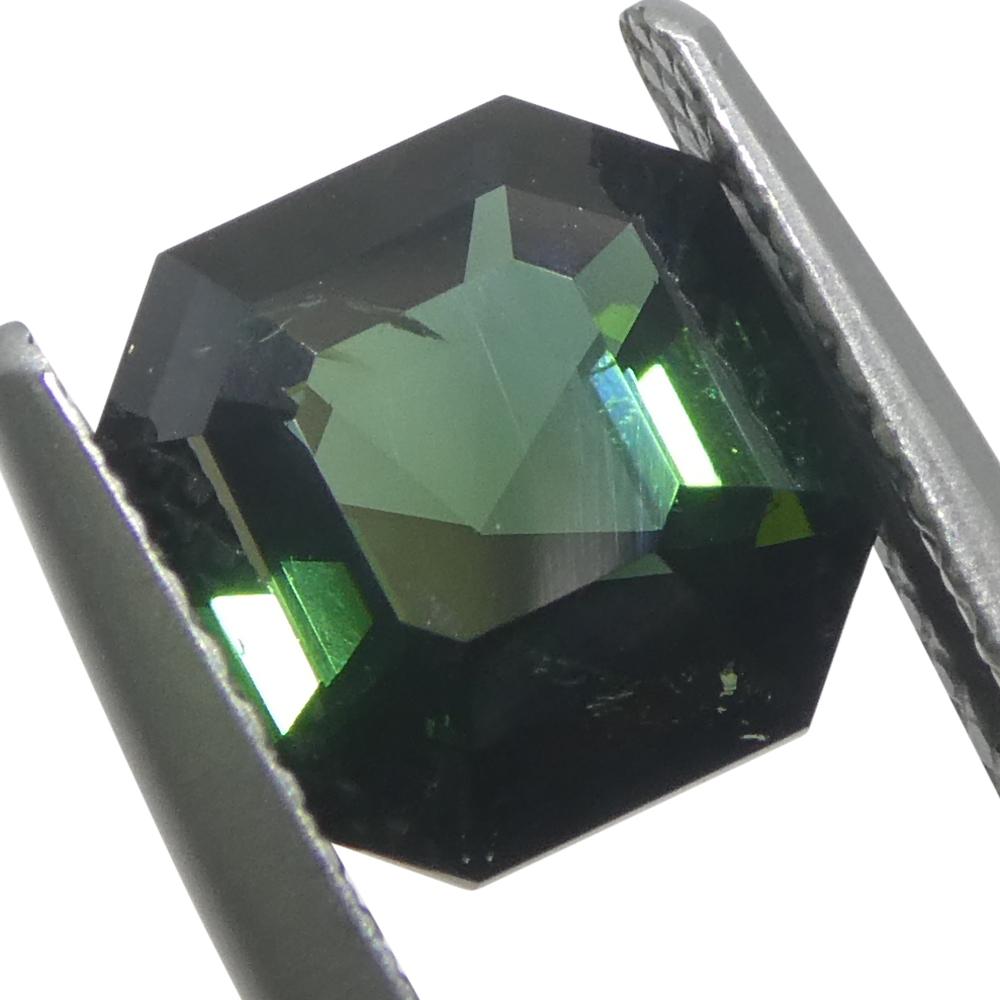 Tourmaline verte Asscher Cut/Square 2,27 carats Neuf - En vente à Toronto, Ontario